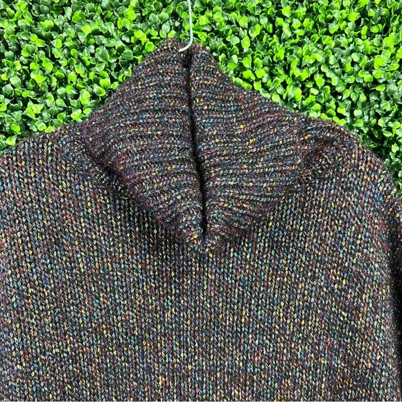 ZARA | Metallic Turtleneck Sweater