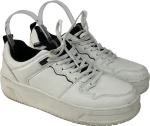 ZARA White Lace Up Trainers UK 5 EU 38 👠