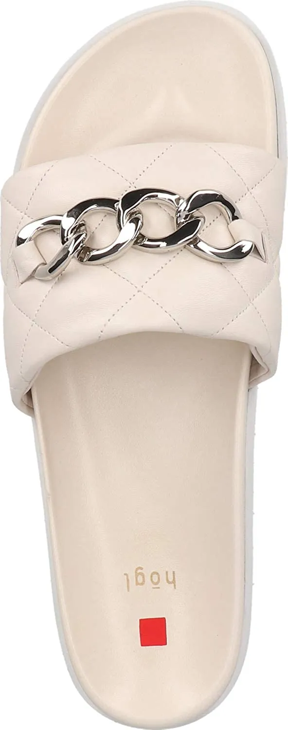 'ZOE'women's slide sandal - Beige creme